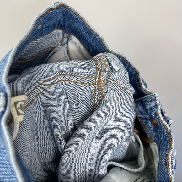 Madewell Stovepipe High Waist Rise Jeans in Ditmas Wash Straight Leg MC539 24 - Picture 15 of 16